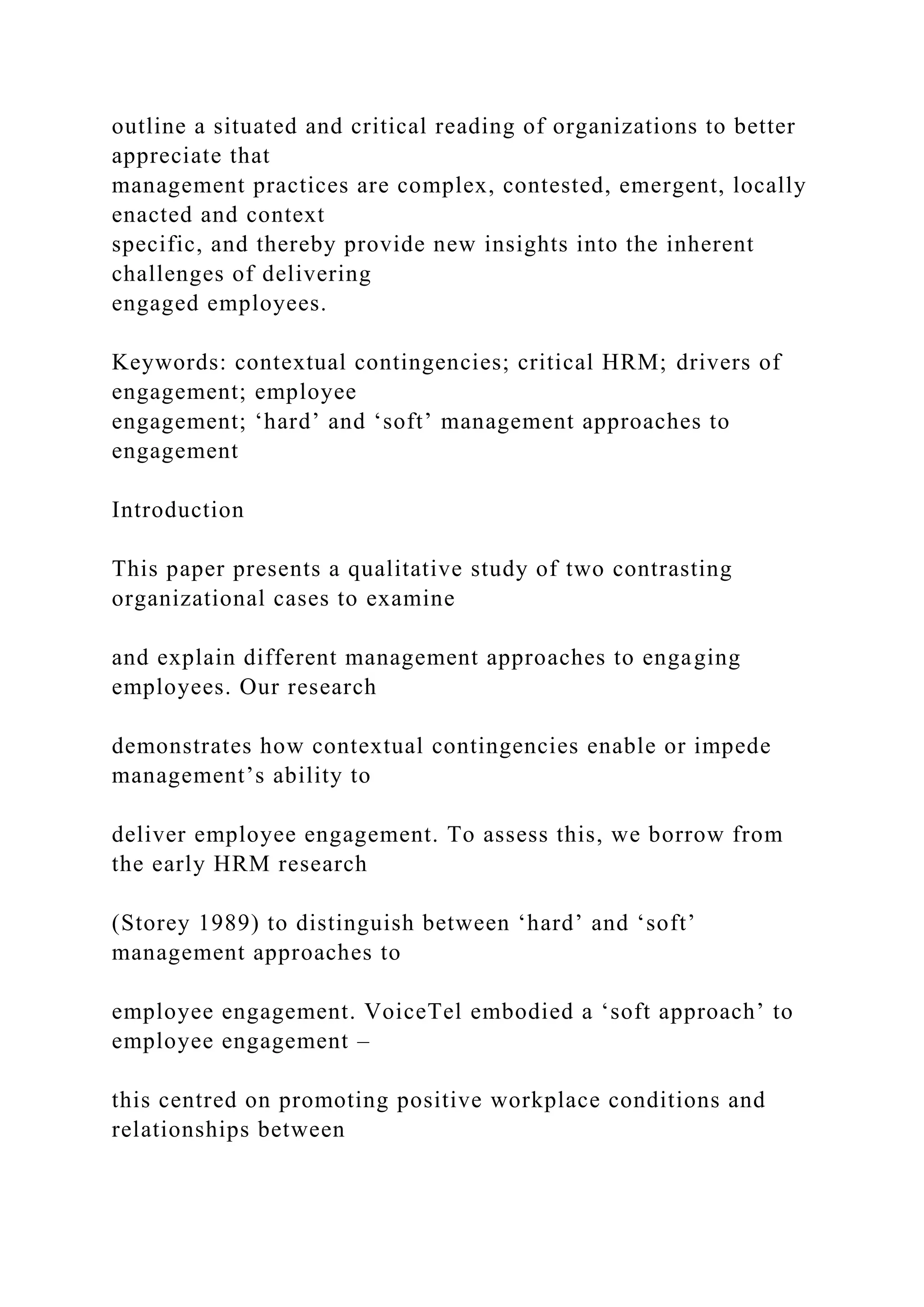 Context matters examining 'soft' and 'hard' approaches to emp.docx - Removed Tweelse Distinguish Contextual Splizzeswy Cor Theatre .