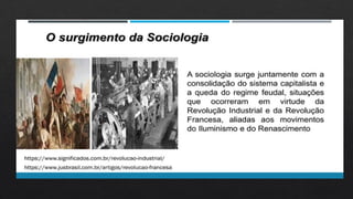 Contexto Histórico do Surgimento da Sociologia - Revolução Industrial e ...