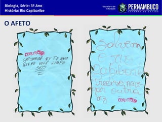 Biologia, Série: 3º Ano
História: Rio Capibaribe
O AFETOO AFETO
 