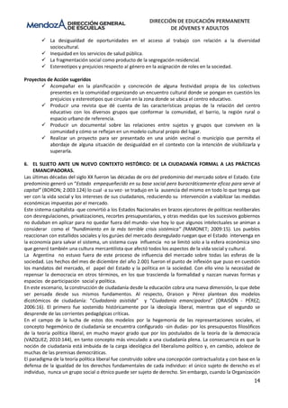 Contextos Problematizadores CENS Mza