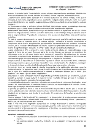 Contextos Problematizadores CENS Mza