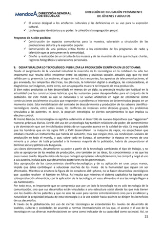 Contextos Problematizadores CENS Mza