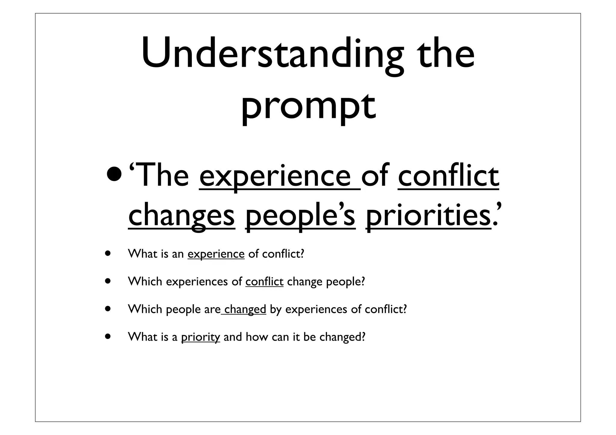 Three ways you can
respond to the context
section
• Expository essay piece
• Persuasive piece
• Creative piece
 