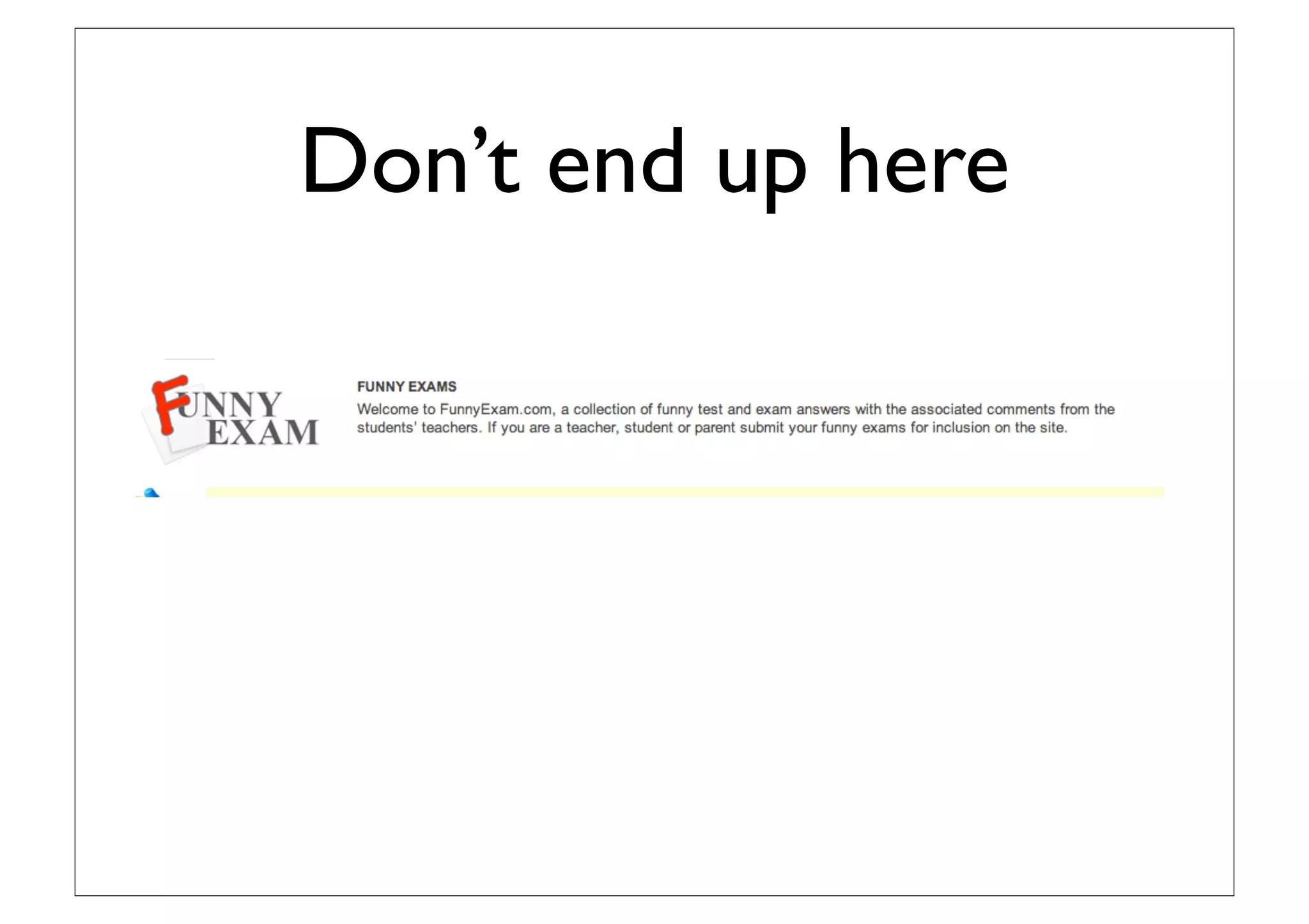 6 reasons you should
listen
This student was asked
about Arctic wildlife on
an Environment exam
 