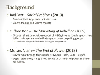 Contextual analysis of hashtag activism for the purpose of ...