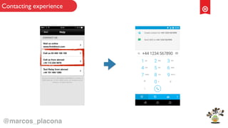 Contacting experience
@marcos_placona
 