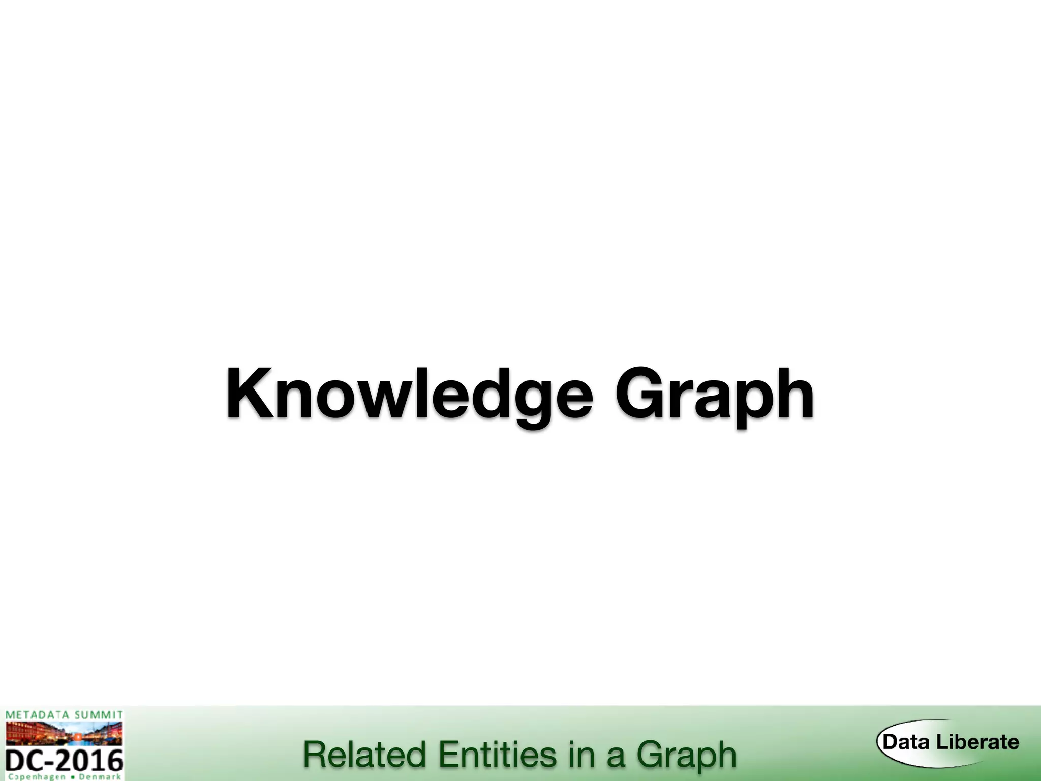 Knowledge Graph
Related Entities in a Graph
 