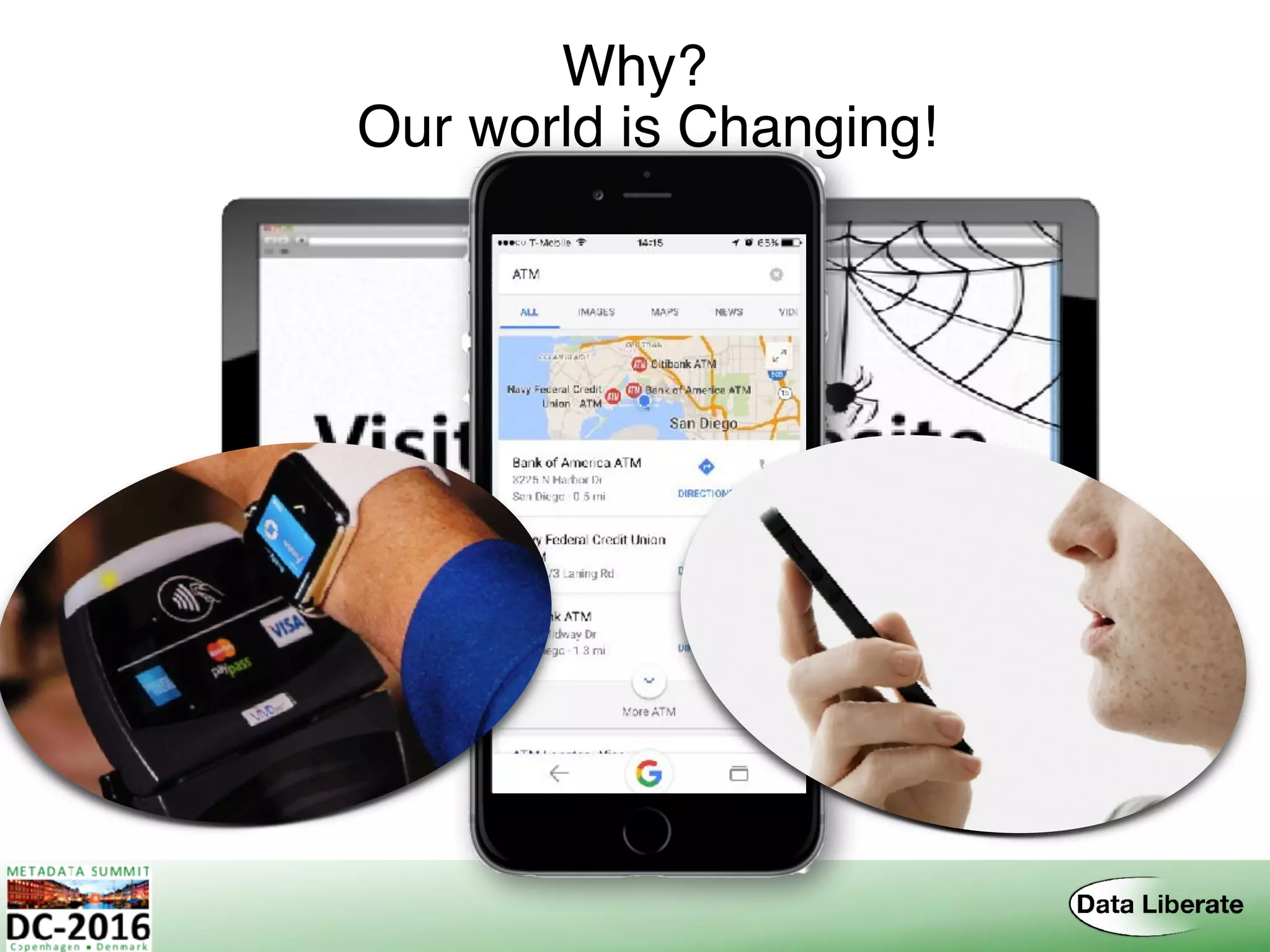 Why? 
Our world is Changing!
 