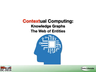 Contextual Computing: 
Knowledge Graphs
The Web of Entities
 
