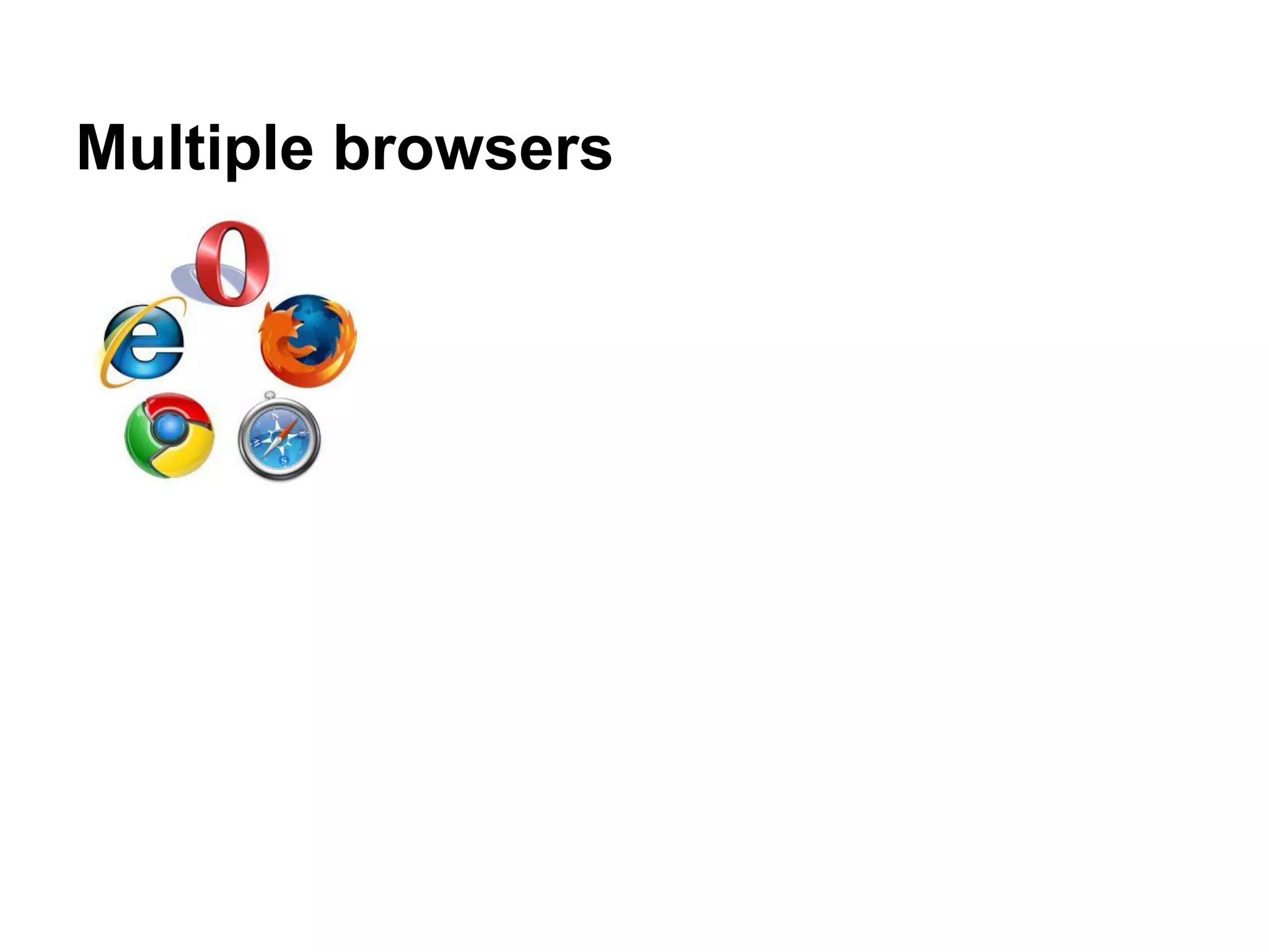 Multiple browsers
 