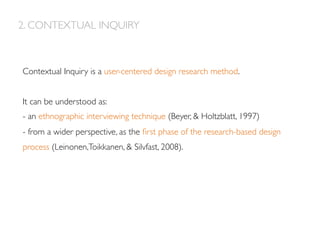 Contextual inquiry | PDF