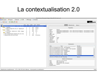 La contextualisation 2.0
 