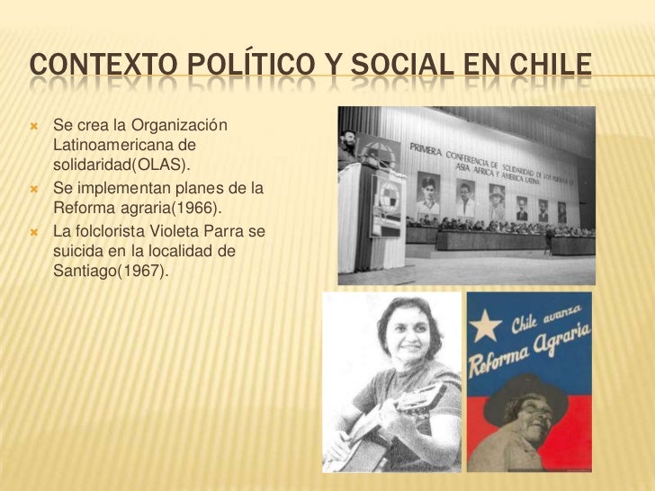 Contextualización historica de chile en la década de los 60's