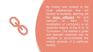 Contextualization/Localization of Lesson Plan | PPTX