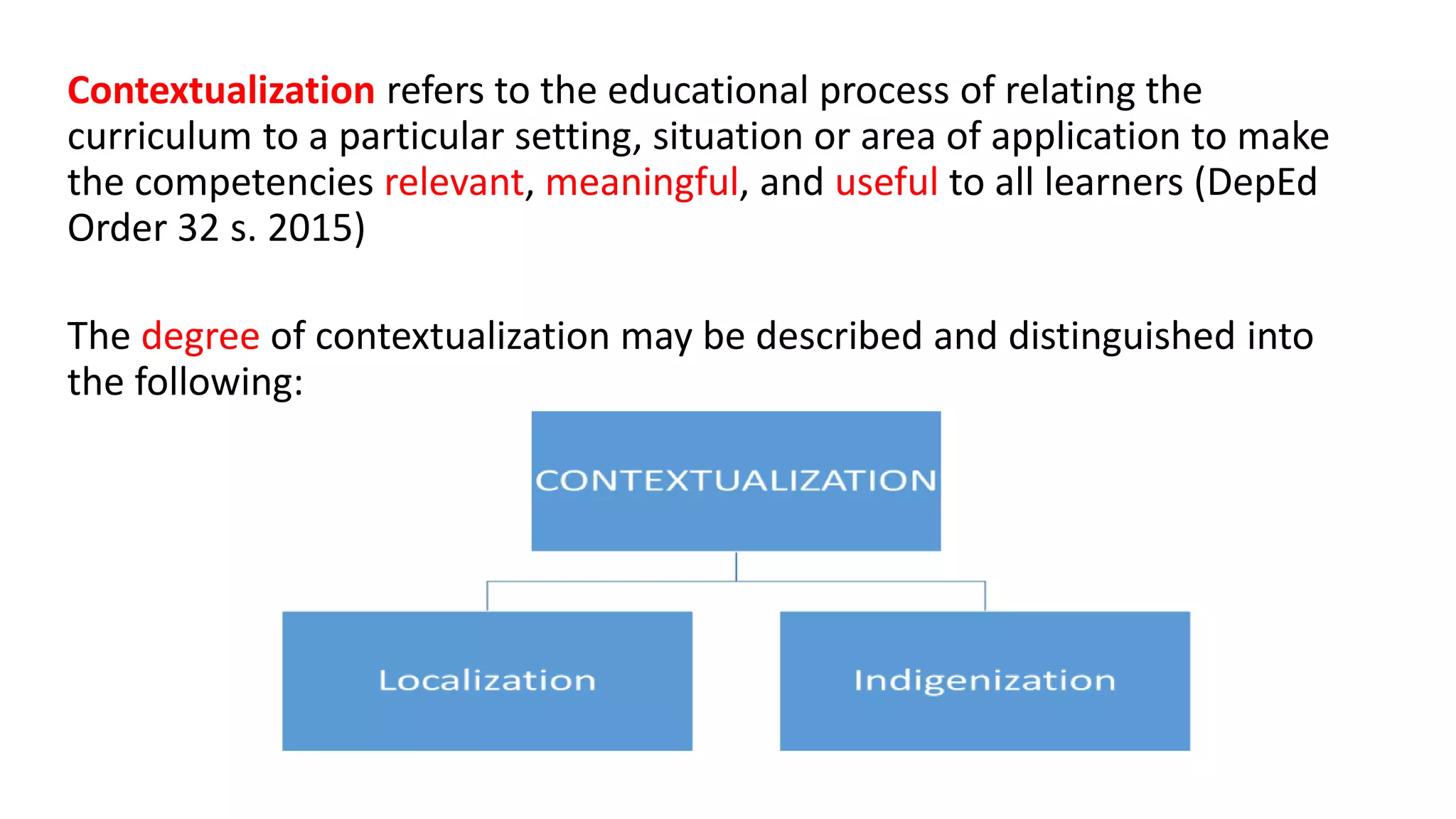 Contextualize Lesson Plan | PPT