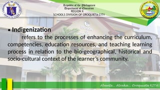 Contextualization and Localization of Learning Resource Materials and ...