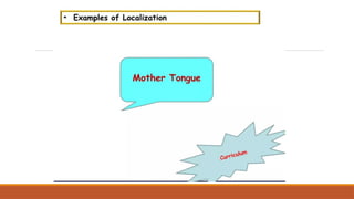Localization And Indigenization Examples CONTEXTUALIZATION,LOCALIZATION, INDIGENIZATION.pptx