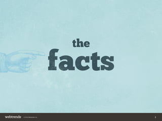 facts 
the 
© 2014 Webtrends, Inc. 3 
 