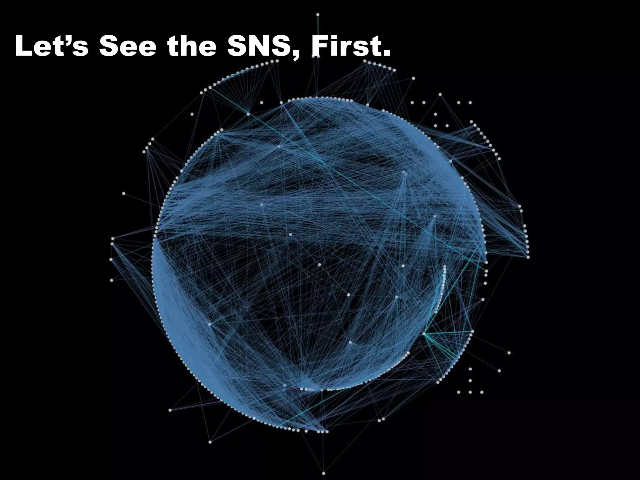 Let’s See the SNS, First.