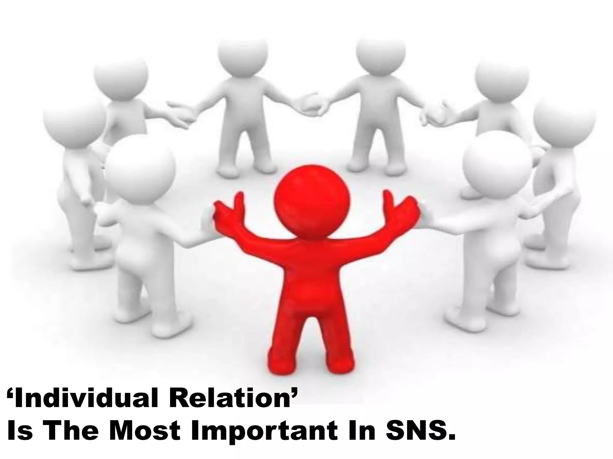 ‘Individual Relation’Is The Most Important In SNS.