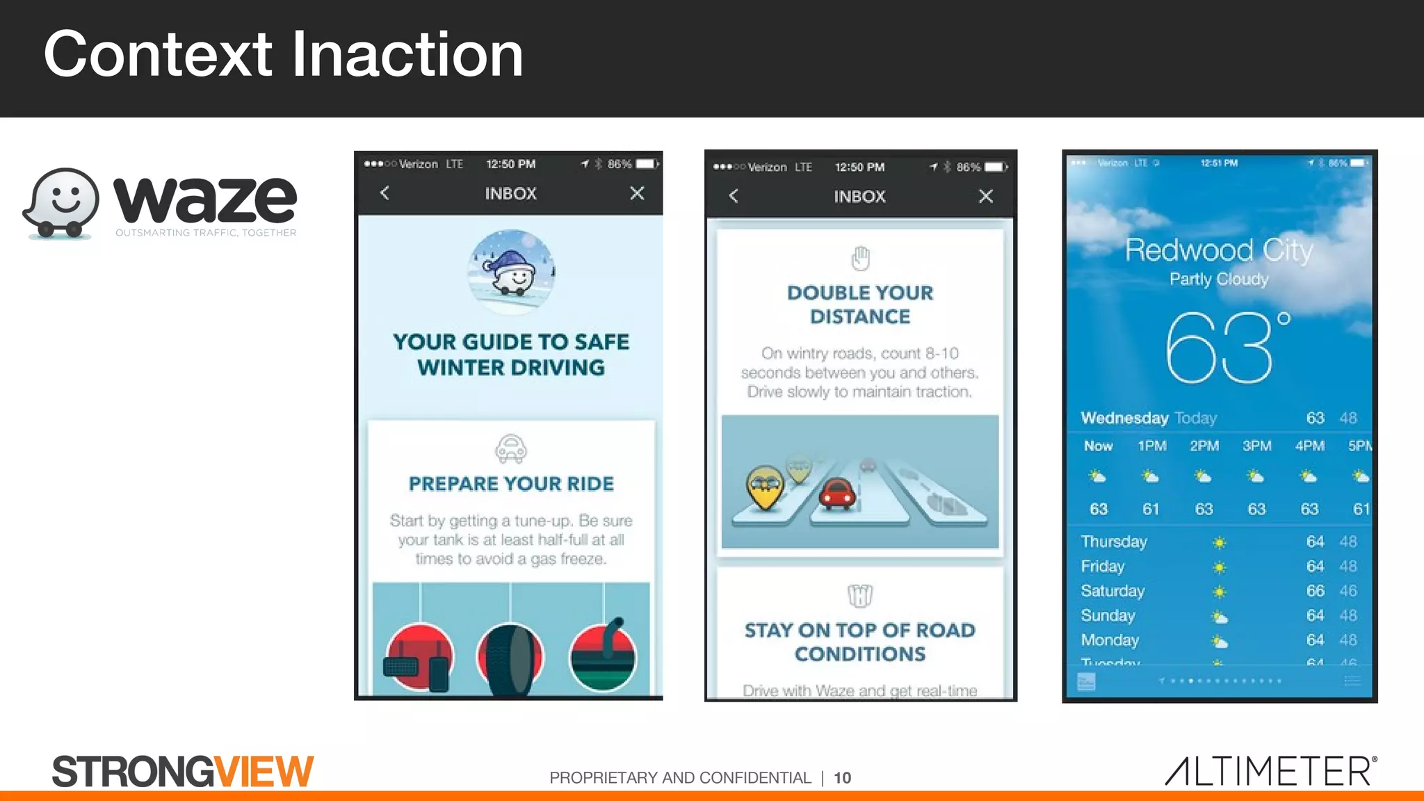 Context Inaction
PROPRIETARY AND CONFIDENTIAL | 10
 