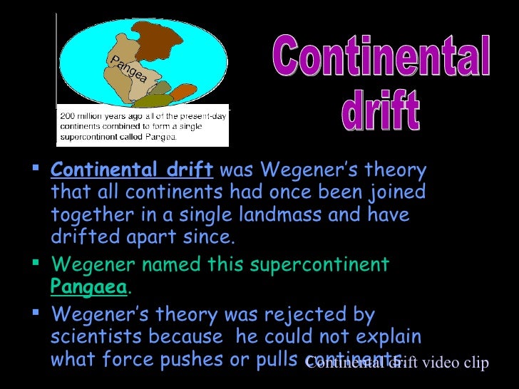 Continental Drift And Plate Tectonics Andie