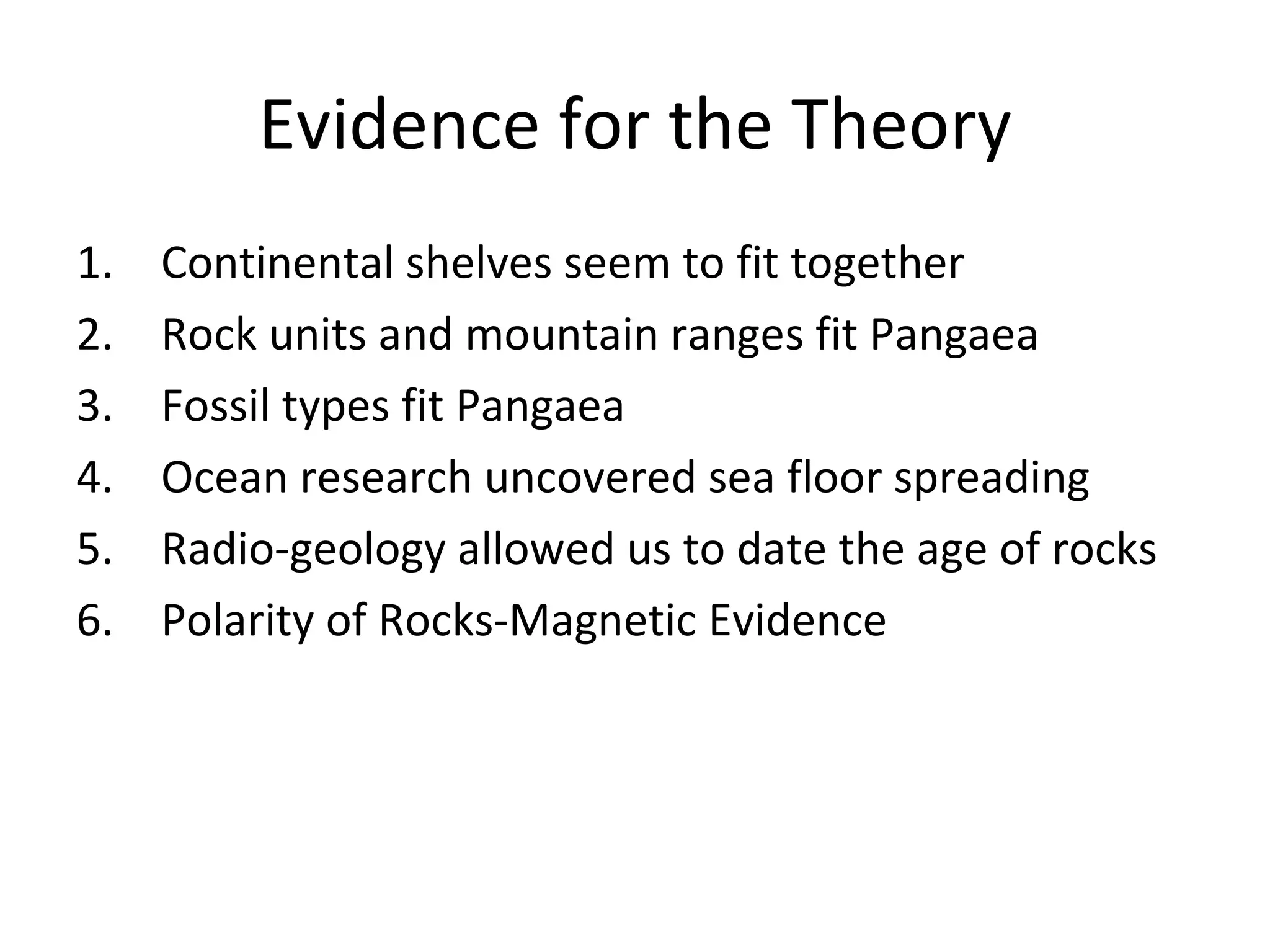 Continental Drift Presentation1 | PPT