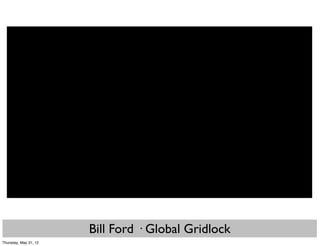 Bill Ford · Global Gridlock
Thursday, May 31, 12
 