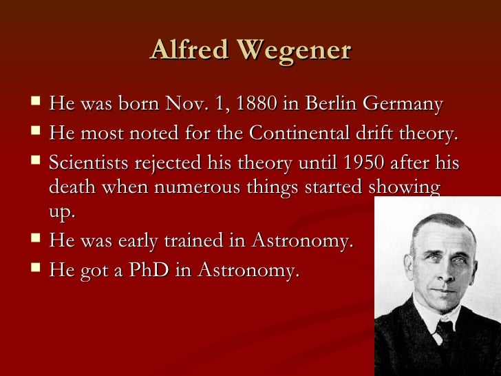 Continental Drift Theory Template