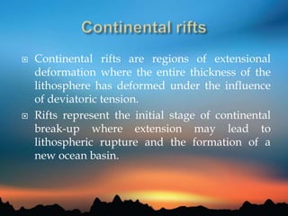 Continental rifts of the world | PPTX