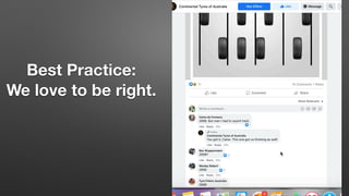 Best Practice:
We love to be right.
 