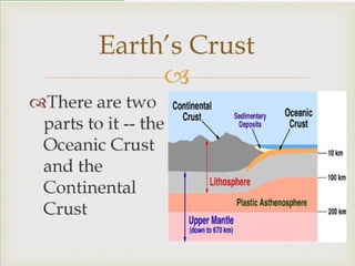 continental vs. oceanic crust .ppt