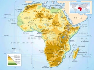 Continente africano diapositiva