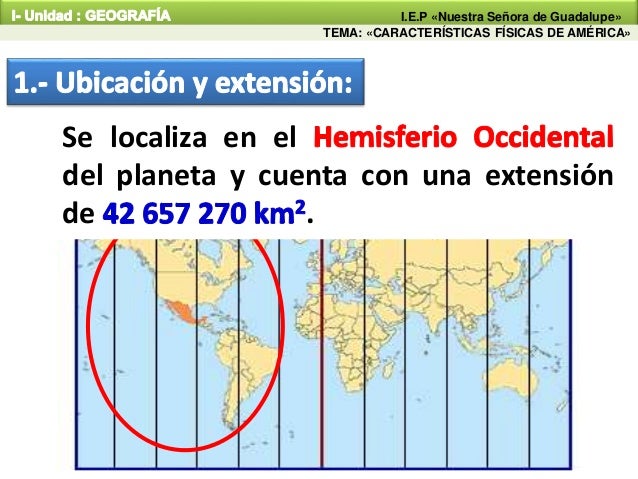 Resultado de imagen para extension del continente americano