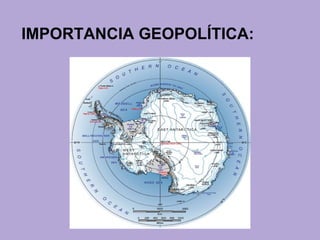 IMPORTANCIA GEOPOLÍTICA:
 