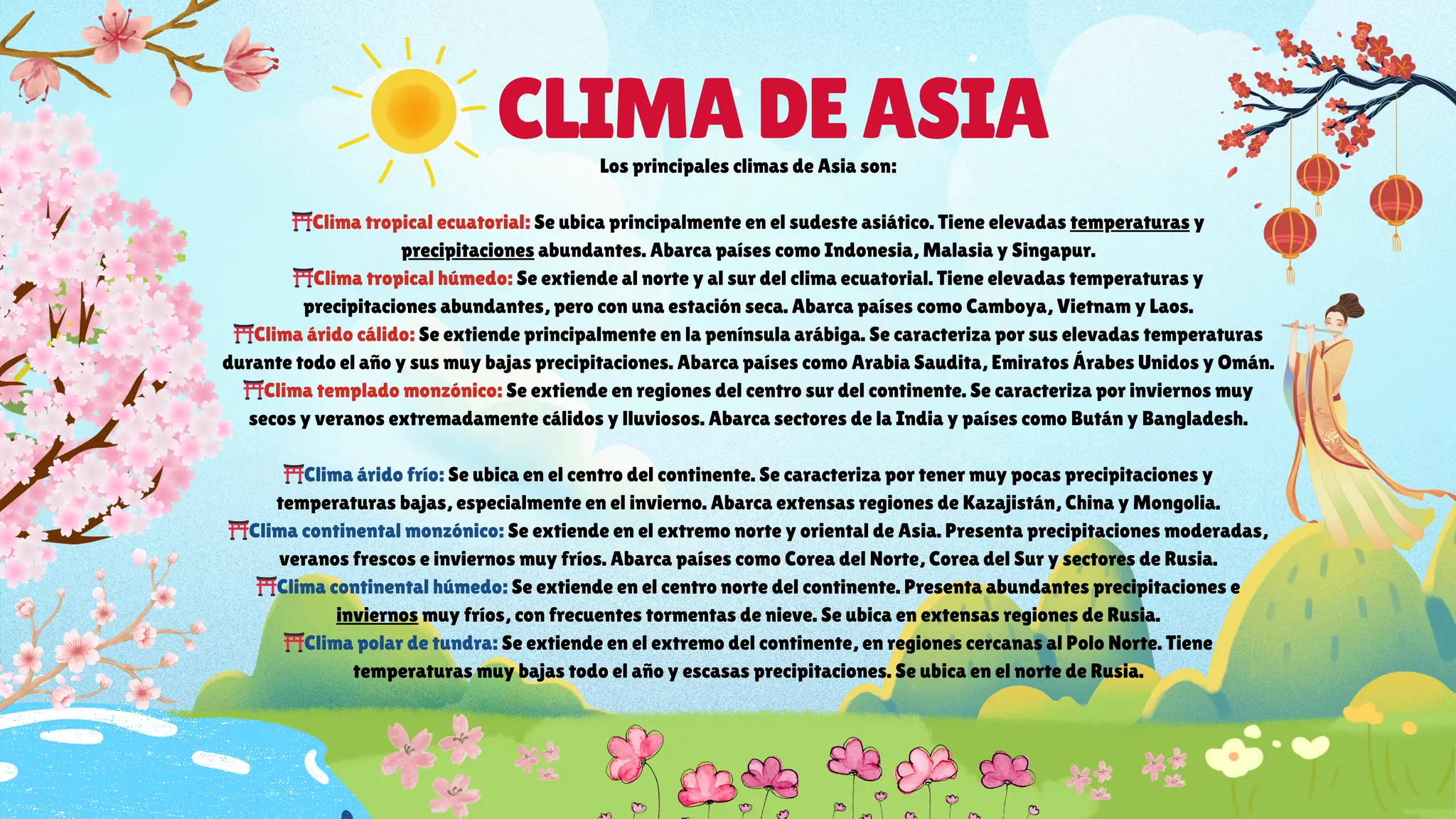 CONTINENTE ASIATICO DIAPOSITIVAS EDUCATIVAS | PPT