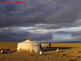 Apresentação elaborada pela Professora FERNANDA BRUM LOPES - Geografia
Deserto de Gobi (China)
 
