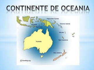 Continente de oceania
