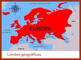 Límites geográficos
 