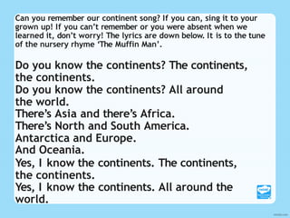 Continents-and-oceans-Presentation...................... | PPTX