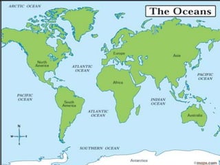 Continents oceans & landforms | PPT