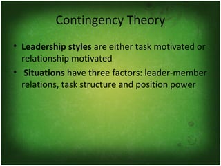 Contingency pathgoaltheories | PPT