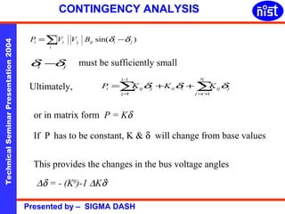 Contingency analysis | PPT