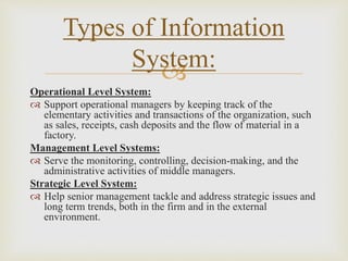 Contingency based information system. | PPTX