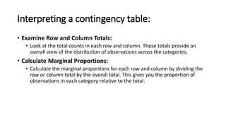 Introduction to Contingency Table: Group Comparison | PPT