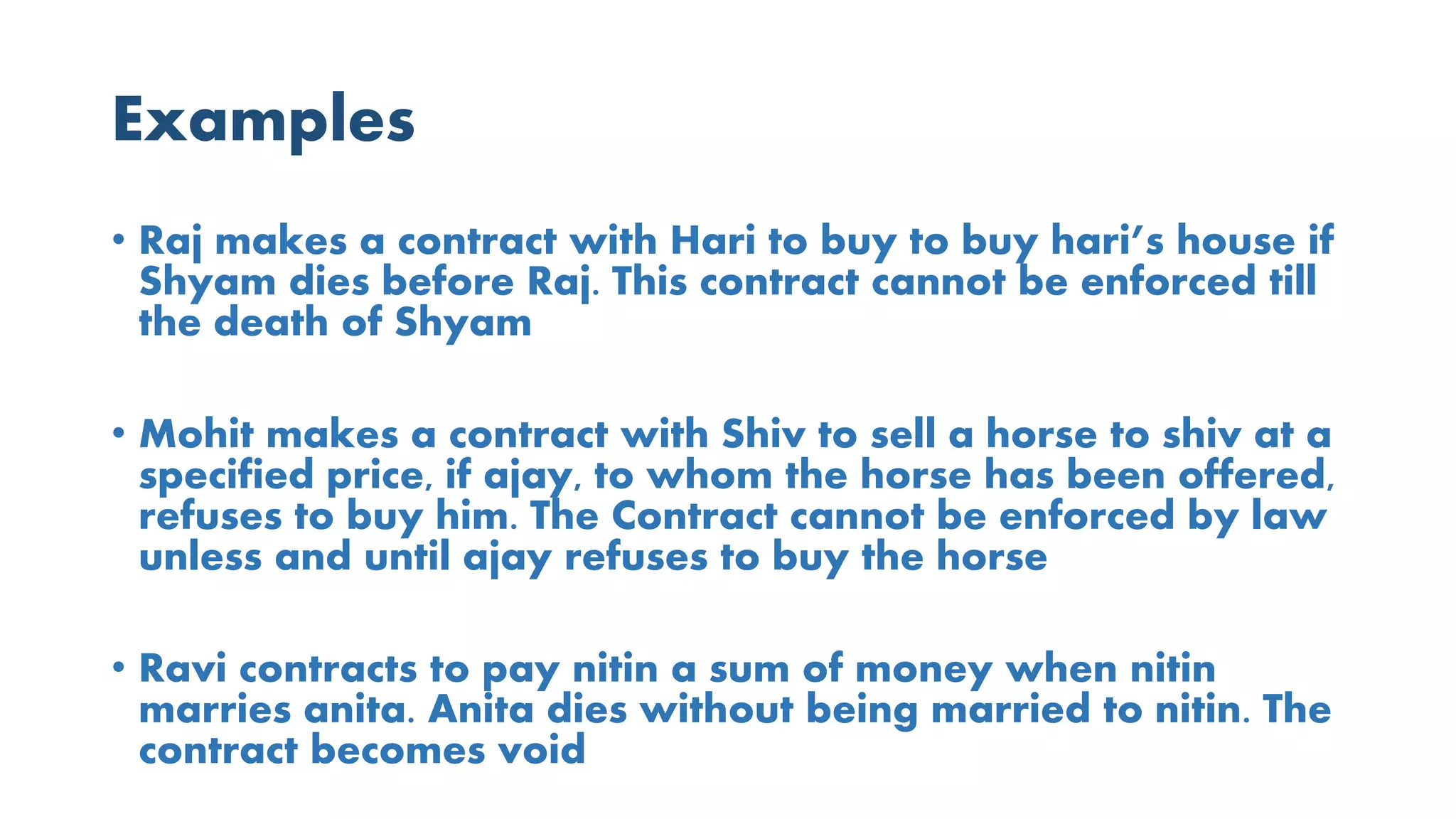 Contingent contract | PPTX