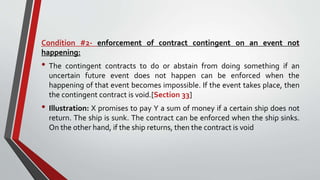 Contingent contracts | PPTX