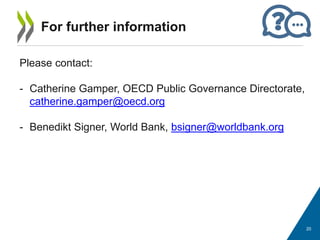 OECD World Bank Study on Contingent Liabilities: Boosting Fiscal ...