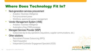 Contingent Workforce and Services Procurement – The Overlooked ...