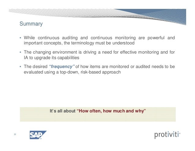 Continous Auditing And Risk Monitoring 9 23 09 - 